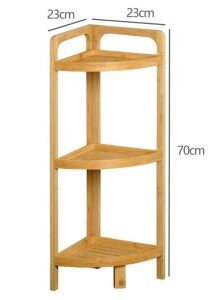 Bambu 3 Katlı Köşe Raf