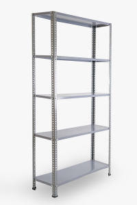 5 Katlı Civatalı Hafif Yük Rafı 200x43x93 cm Gri