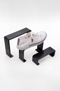 Shoe Stand Set of 3 Black