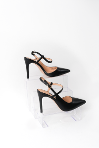 Shoe Stand Set of 3 Transparent