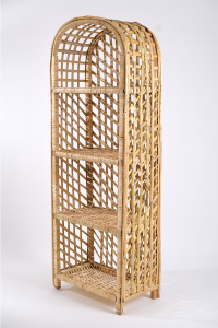 Hasır Raf Kitaplık Dekoratif Çok Amaçlı Raf