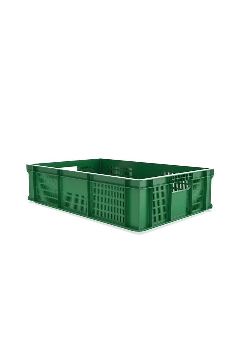 Plastic Vegetable Fruit Crate 40x60x15 cm