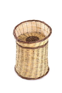 Round-legged Wicker Braided Display Shelf Shelf Counter Greengrocer Dried Fruits Egg Basket