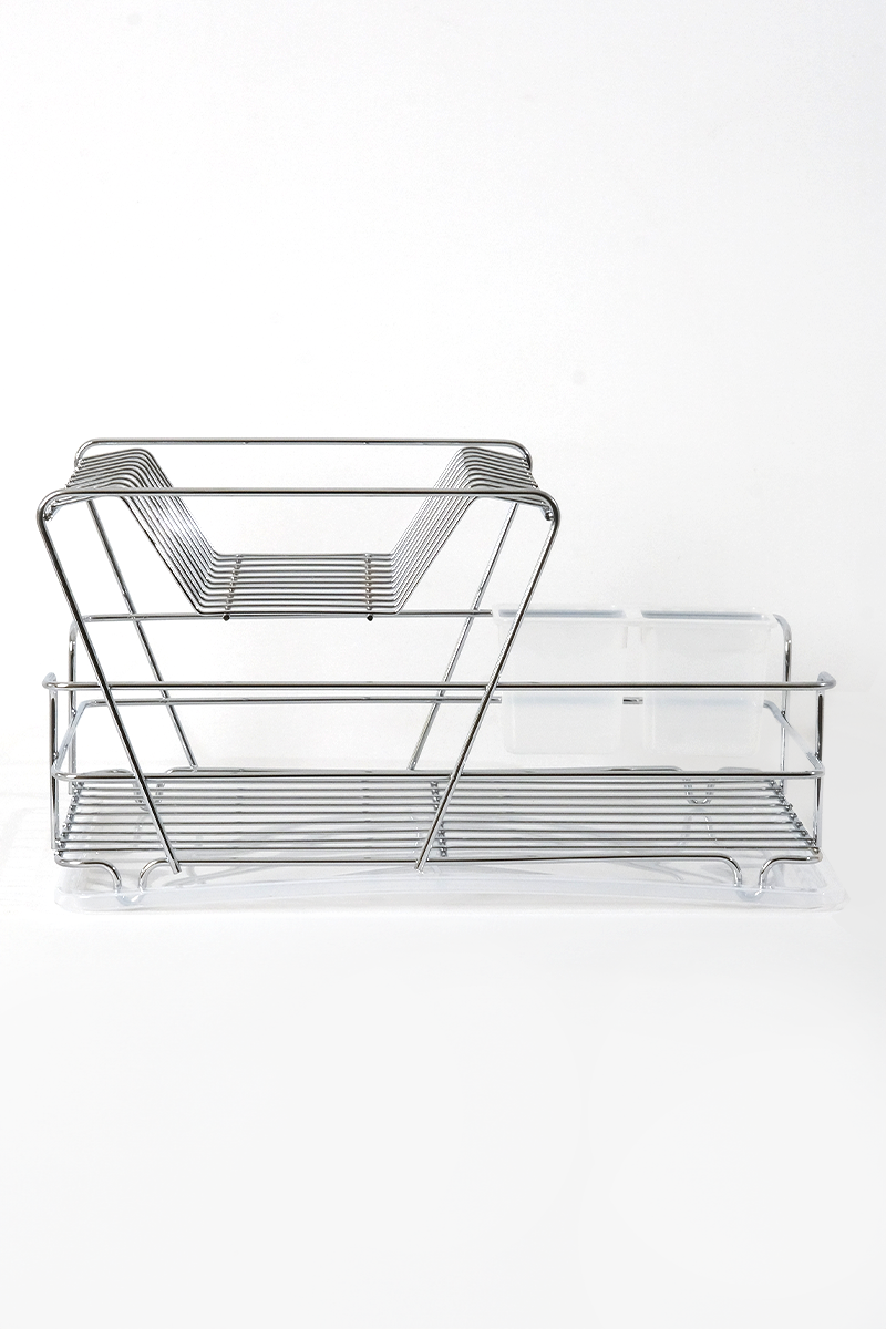 Bulaşıklık Bulaşık Sepeti 2 Katlı Tabaklık Krom