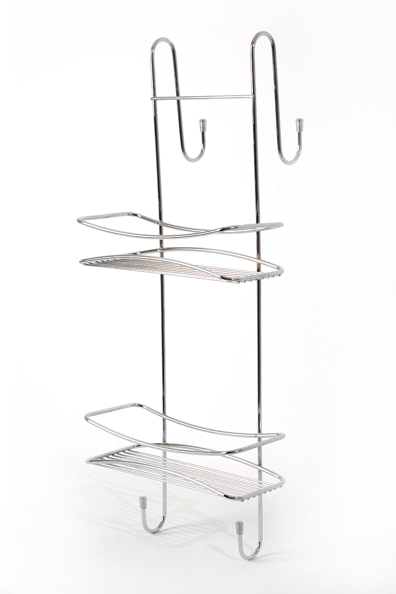 2-Piece Shower Cabin Hanger Chrome