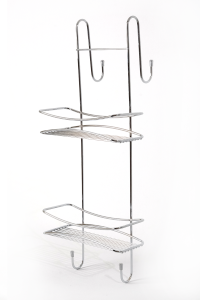 2-Piece Shower Cabin Hanger Chrome