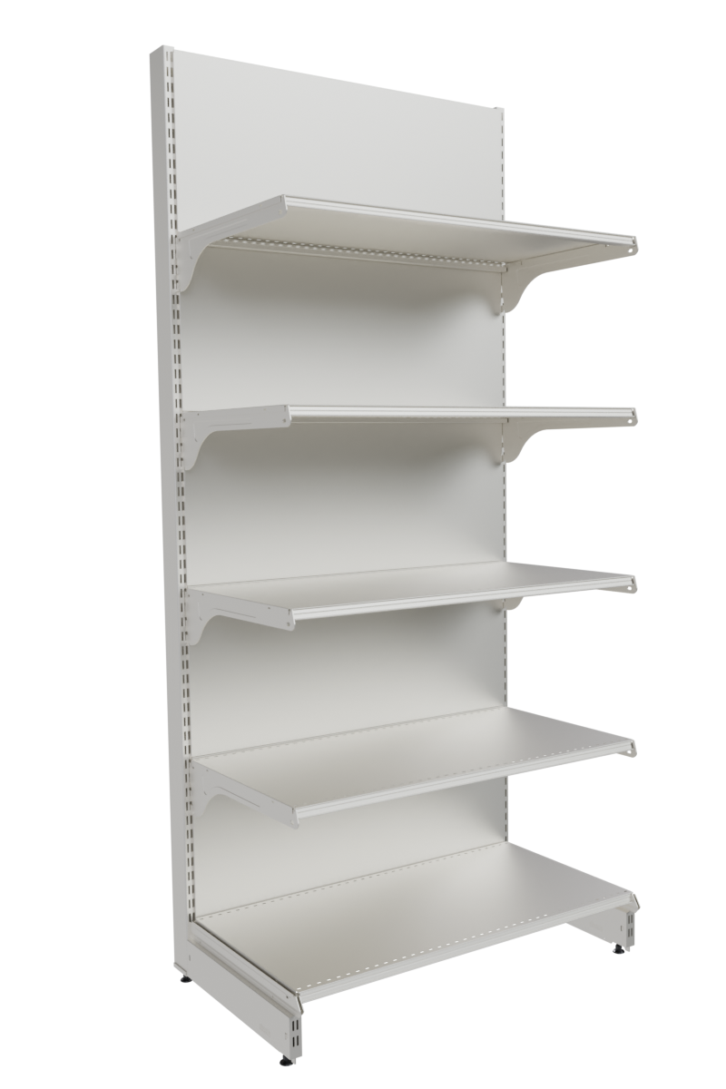 Metal Duvar Reyonu 2270x1000x500 mm Beyaz