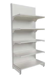 Metal Wall Shelf 2270x1000x500 mm White