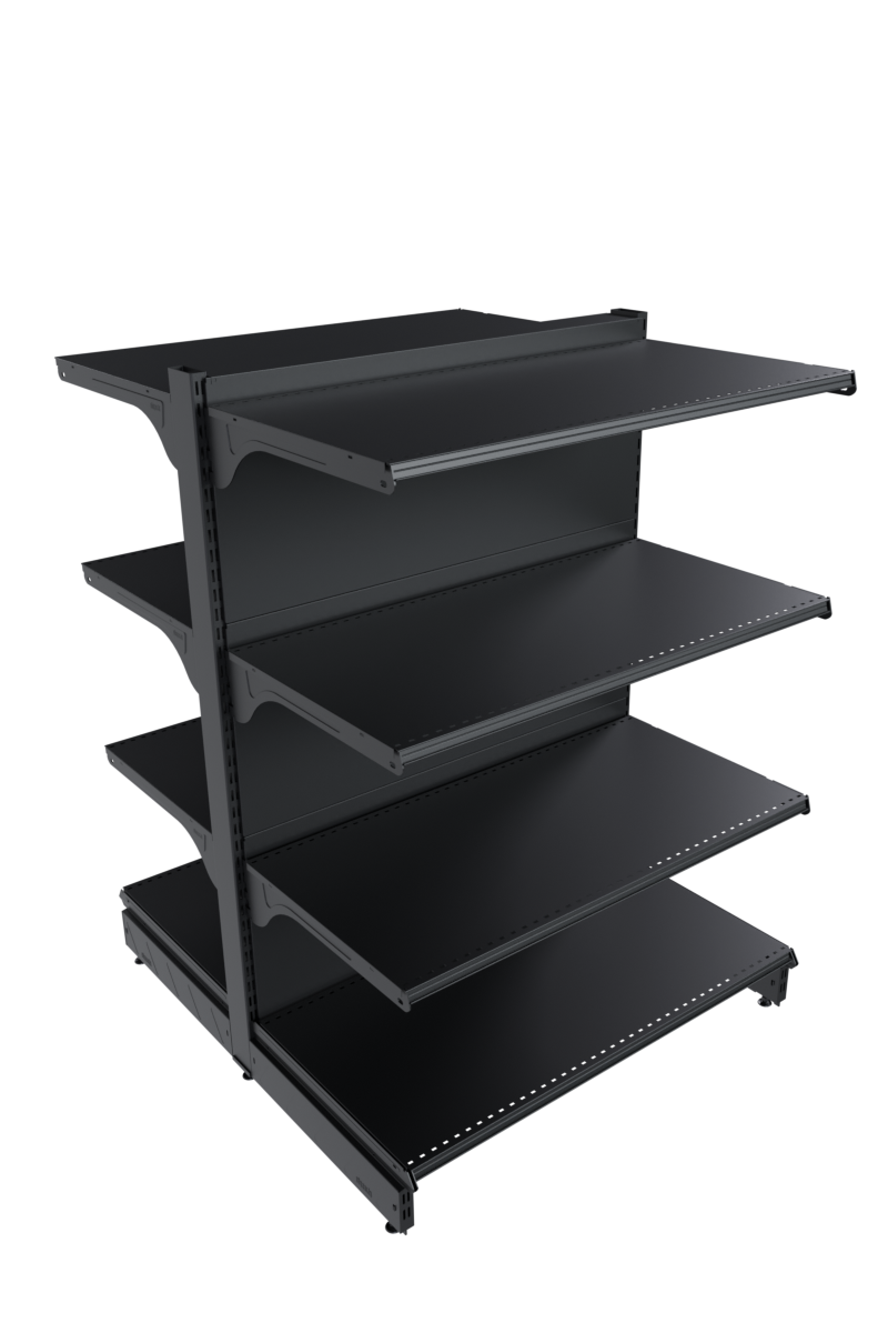 Metal Çift Yönlü Reyon 1430x1000x500 mm Antrasit