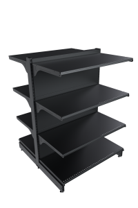 Metal Double Sided Shelf 1430x1000x500 mm Anthracite