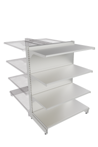 Metal Tek Yönlü Gondol Başı 1430x1000x500 mm Beyaz