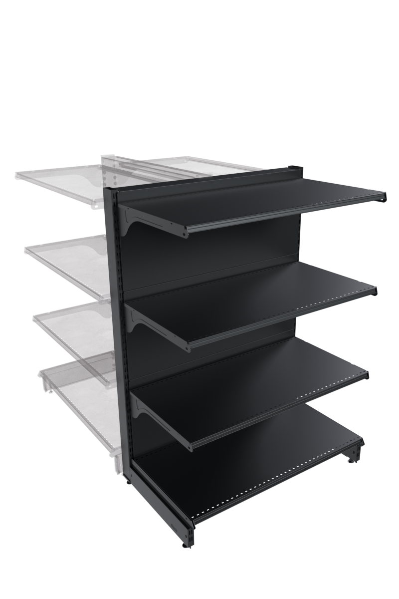 Metal Tek Yönlü Gondol Başı 1430x1000x500 mm Antrasit