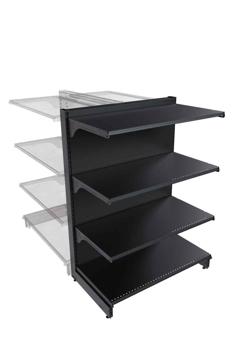 Metal Tek Yönlü Gondol Başı 1430x1000x500 mm Antrasit