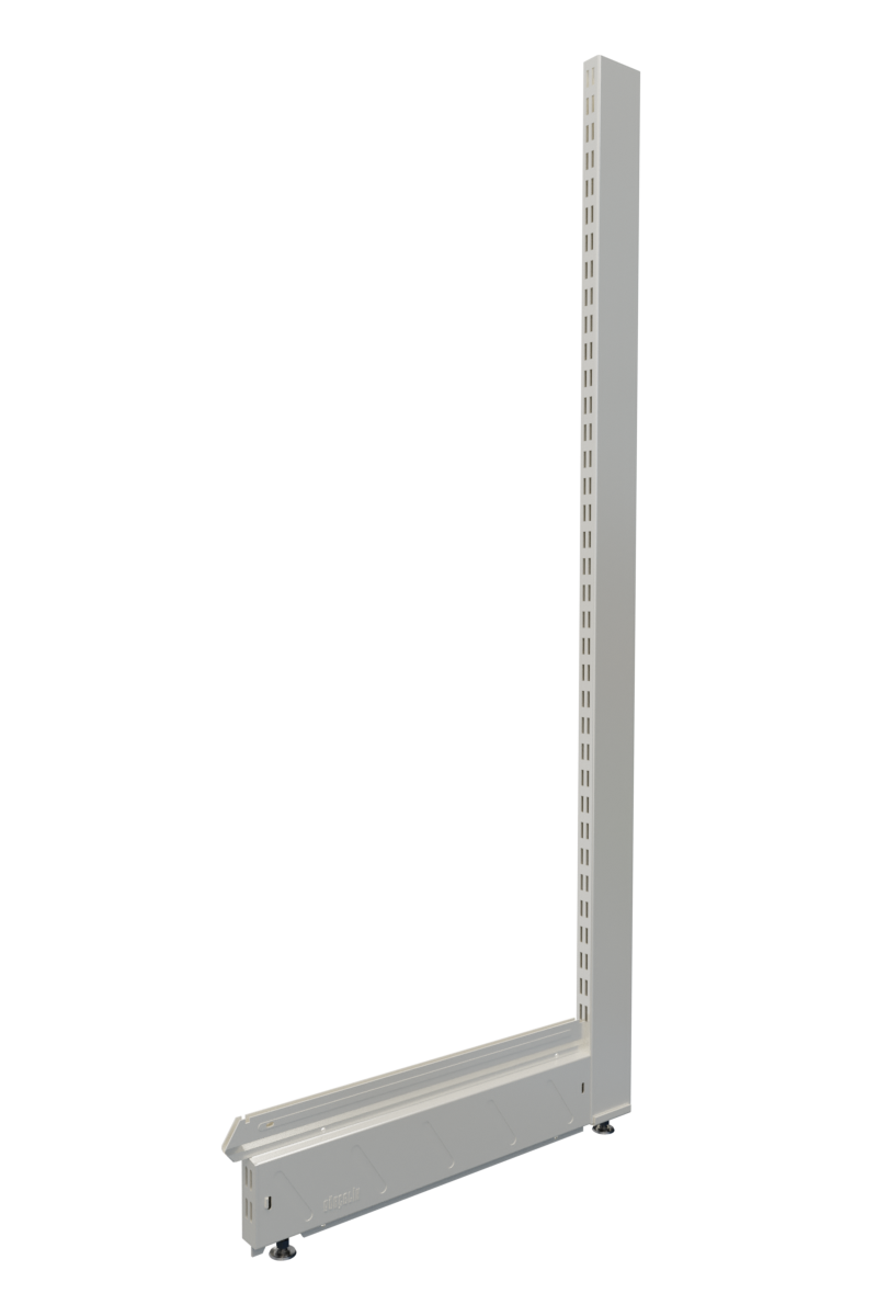 Tek Yönlü Duvar Reyonu Bitiş Takımı 1430x500 mm Beyaz