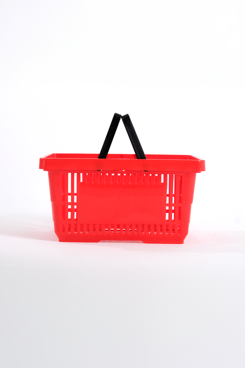 Plastik Market El Sepeti 22 L Kırmızı