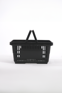 Plastic Market Basket 22 L Black