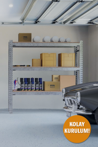 Heavy Duty Shelving Unit 180x180x60 cm