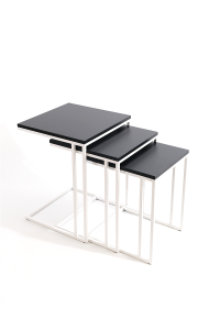 Black 3-Piece Nesting Table