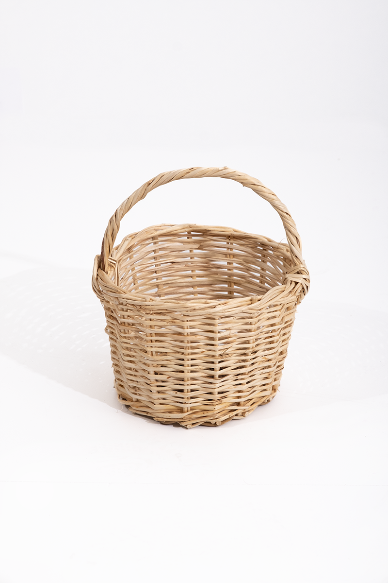 Hasır Balkon Sepeti H: 28 cm