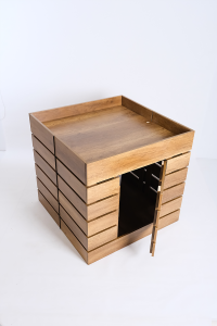 Katlanabilir Ahşap Meyve Sebze Reyonu