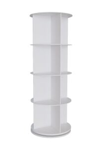 360 derece Dönen Dolap Teşhir Standı, Kitaplık, Ayakkabılık, Çantalık Çok Amaçlı Raf