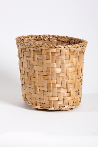 Kapalı Hasır Örgü Çiçek Saksısı H :26 cm