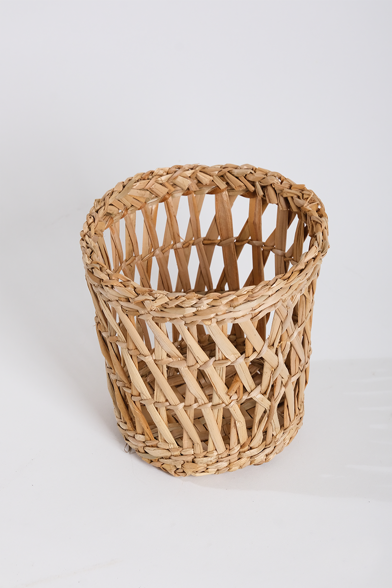 Açık Hasır Örgü Çiçek Saksısı H :26 cm