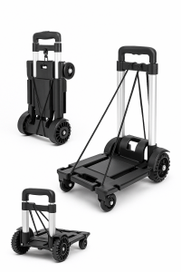 Four Wheeled Folding Cargo Package Trolley 25 Kg