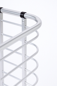 Portable Folding Shopping Cart Six Wheels Metal 30 Kg