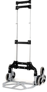 Foldable Cargo Trolley with Six Wheels 70 Kg