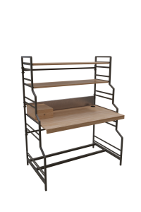 Özel Tasarım İki Raflı Ofis Bilgisayar Çalışma Masası