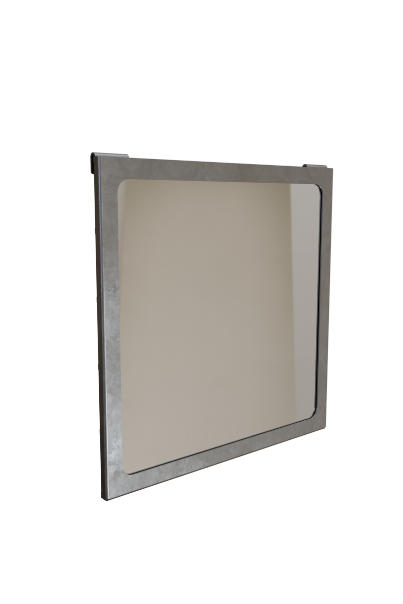 Special Design Two Shelves Office Computer Desk Mirror