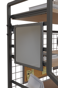 Special Design Two Shelves Office Computer Desk Mirror