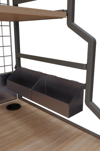 Special Design Two Shelves Office Computer Desk Pen Holder