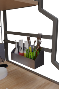 Özel Tasarım İki Raflı Ofis Bilgisayar Çalışma Masası Kalemlik