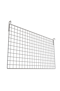 Special Design Two Shelf Office Computer Desk Wire Back Panel