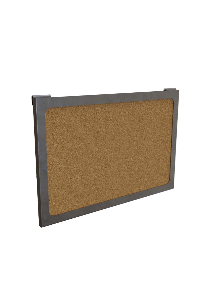 Özel Tasarım İki Raflı Ofis Bilgisayar Çalışma Masası Mantar Pano