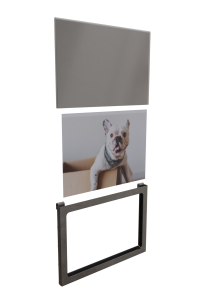 Özel Tasarım İki Raflı Ofis Bilgisayar Çalışma Masası Metal Çerçeve