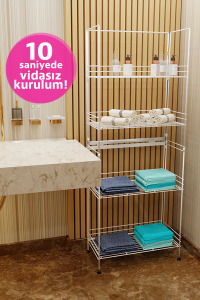 Akroraf Teşhir Standı Beyaz